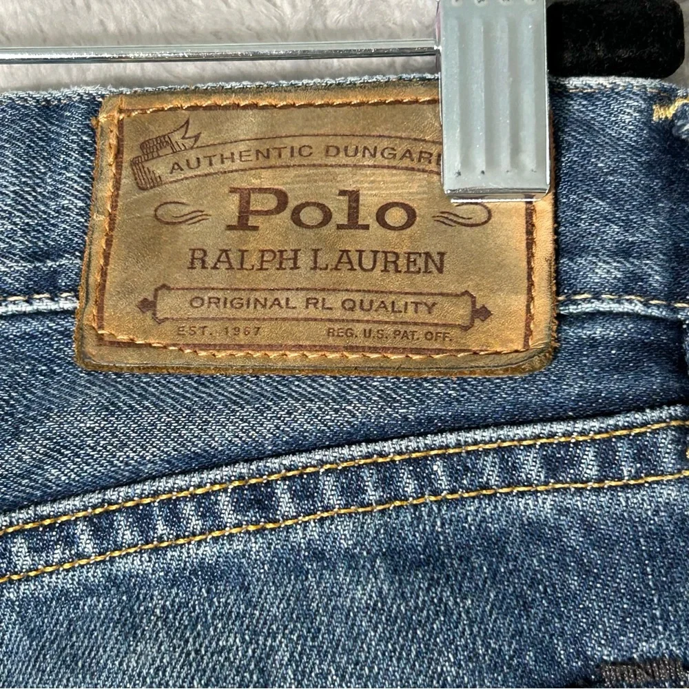 Vintage Polo Ralph Lauren Selvedge Jeans Mens Actual Size 36X31 Hampton Straight